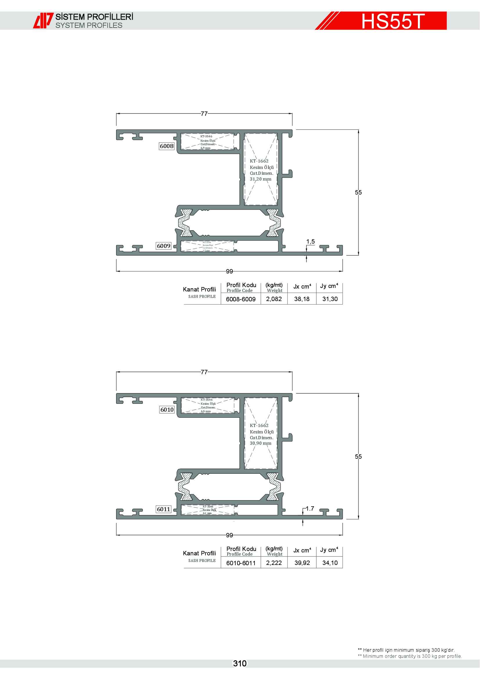 HEBESCHİEBE SÜRME ALÜMİNYUM 17